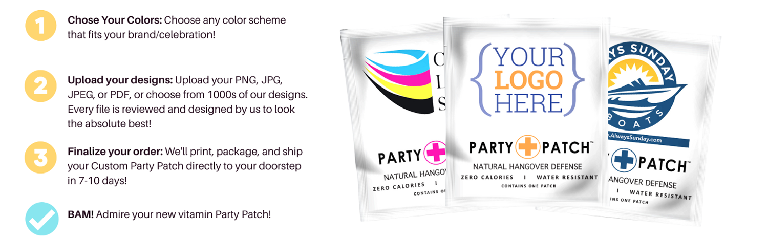 Create Your Own Custom Party Patch Products In Just A Few Clicks