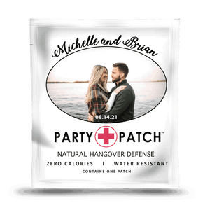 25 PARTY PATCHES HANGOVER Patch Custom Design / Logo .hangover Kits .party  Favors .welcome Bags .vitamin Patch 